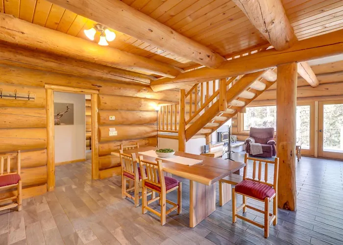 Real Log In With Forest Views Holiday home